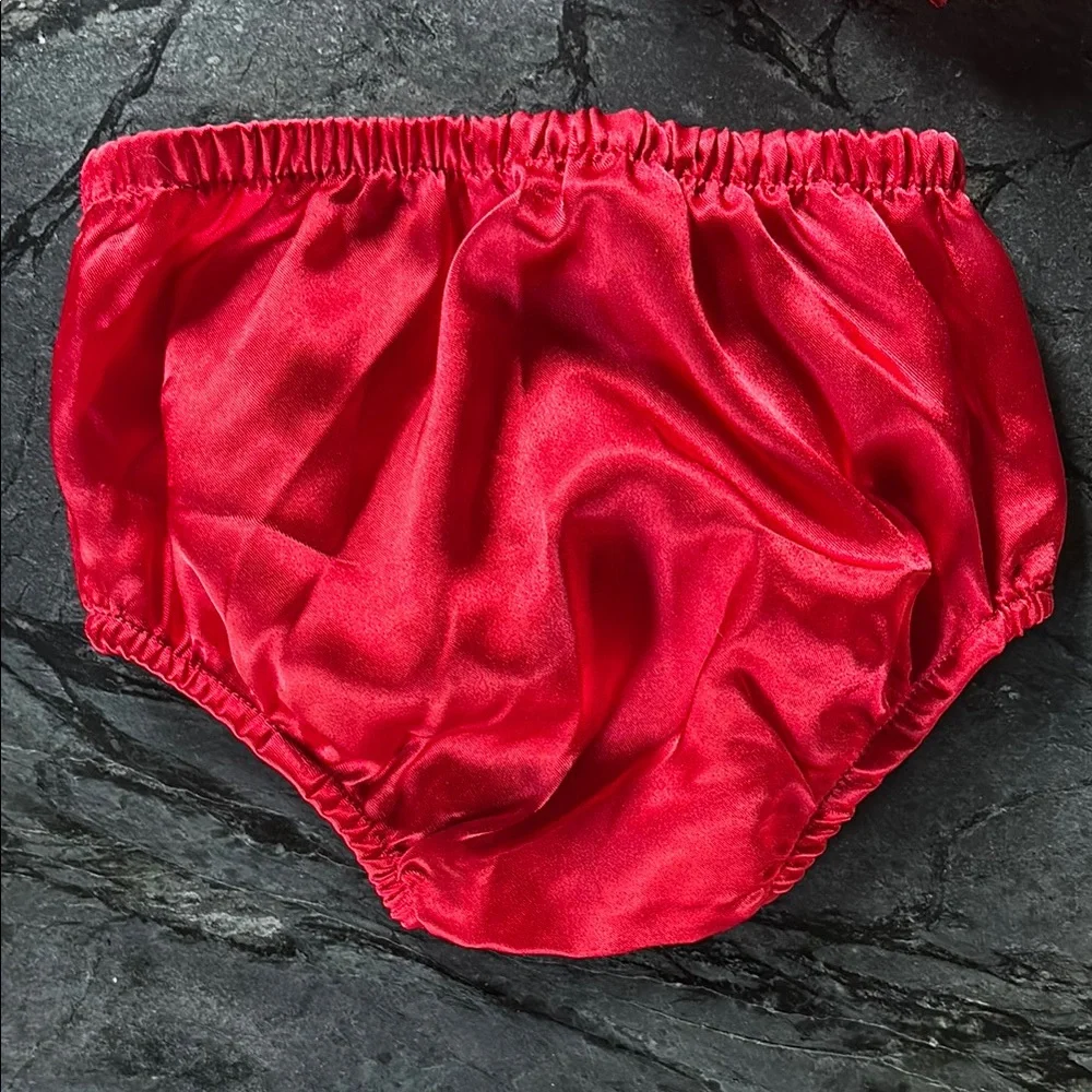 Cat & Jack Red Satin Diaper Cover Accessories